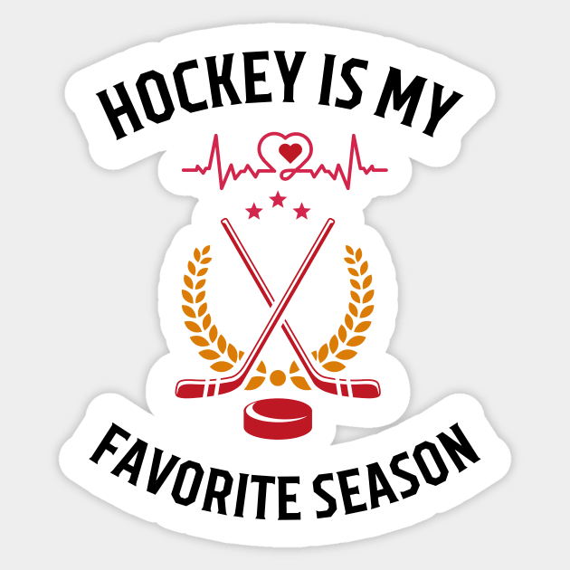 Hockey Short Favorite Season  Sweatshirt, Hockey Helmet Sticker by Suldaan Style